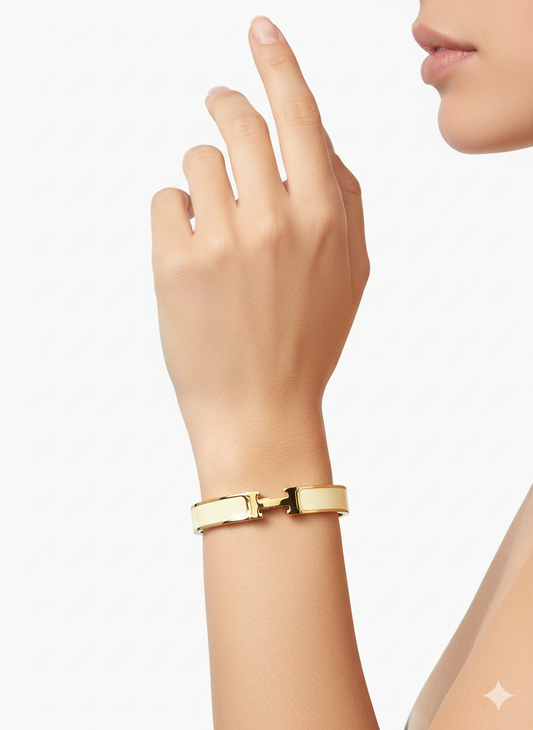 Big H bangle Bracelet