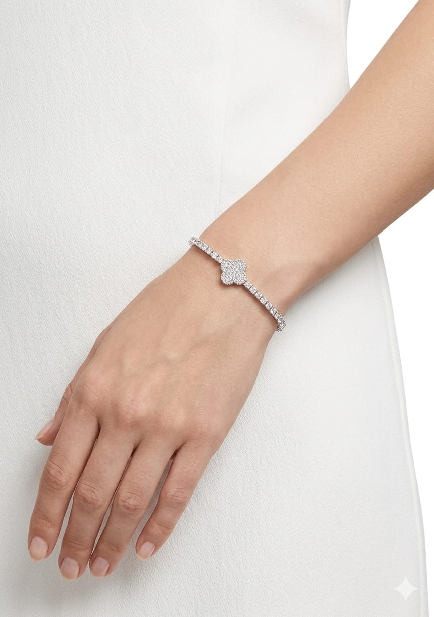 Clover Tennis Bracelet