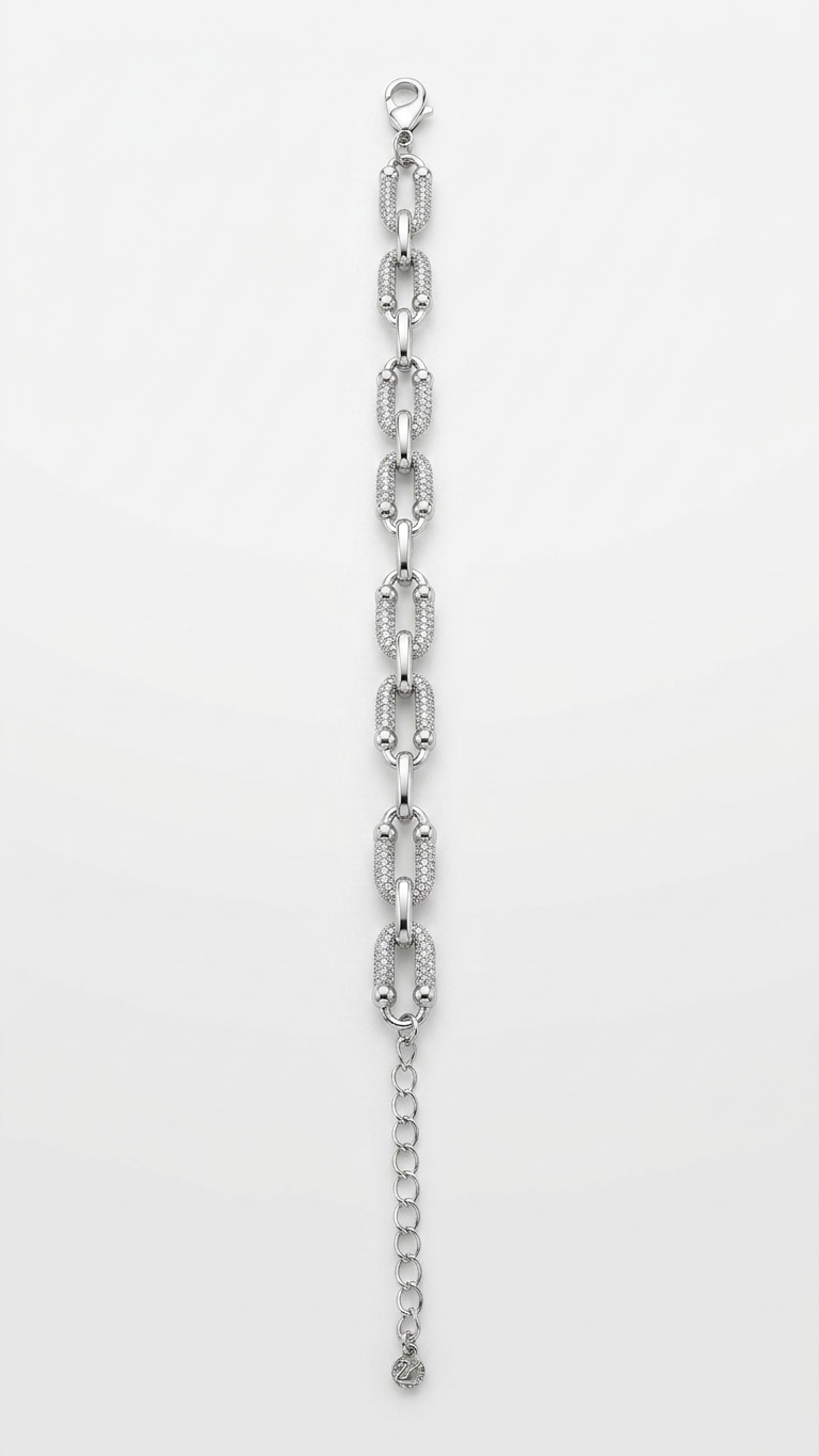 Paperclip Link Chain Bracelet