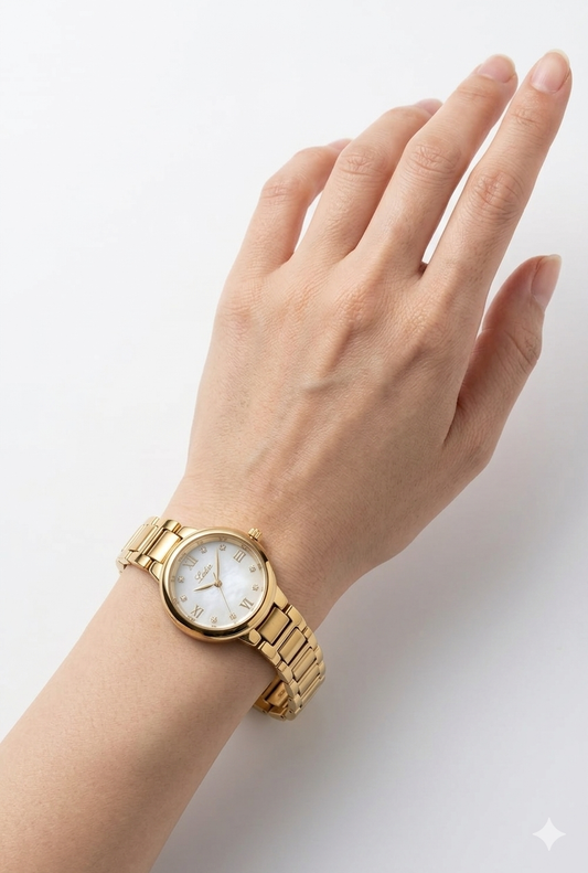 Lalia Pearl Watch Mother-of-Pearl Roman Numeral Timepiece