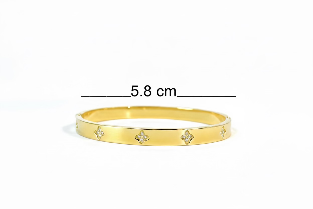 Bangle Bracelet – Structured Statement Cuff