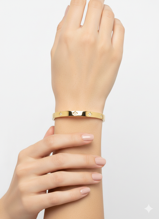 Bangle Bracelet – Structured Statement Cuff