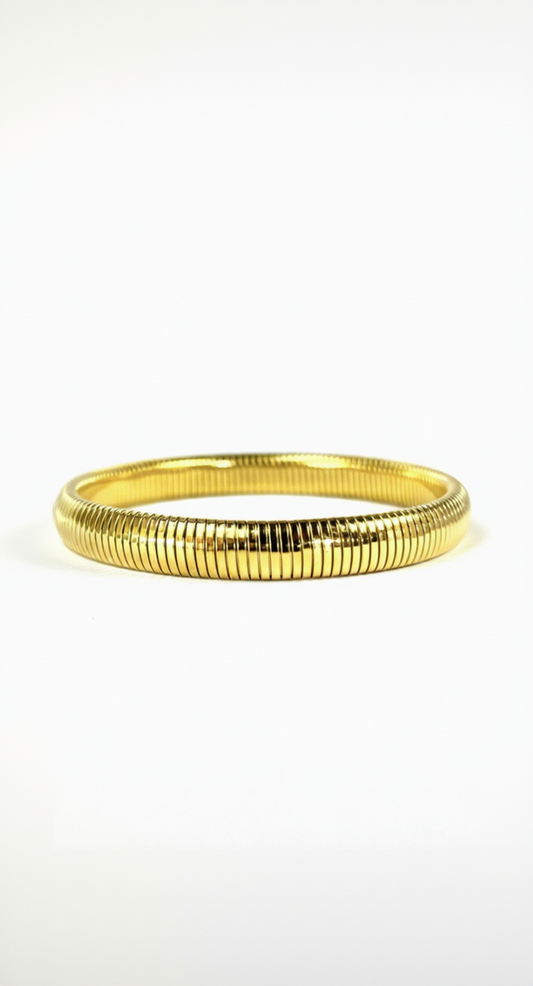 Elastic Bangle – Flexible Serpent Statement Bracelet