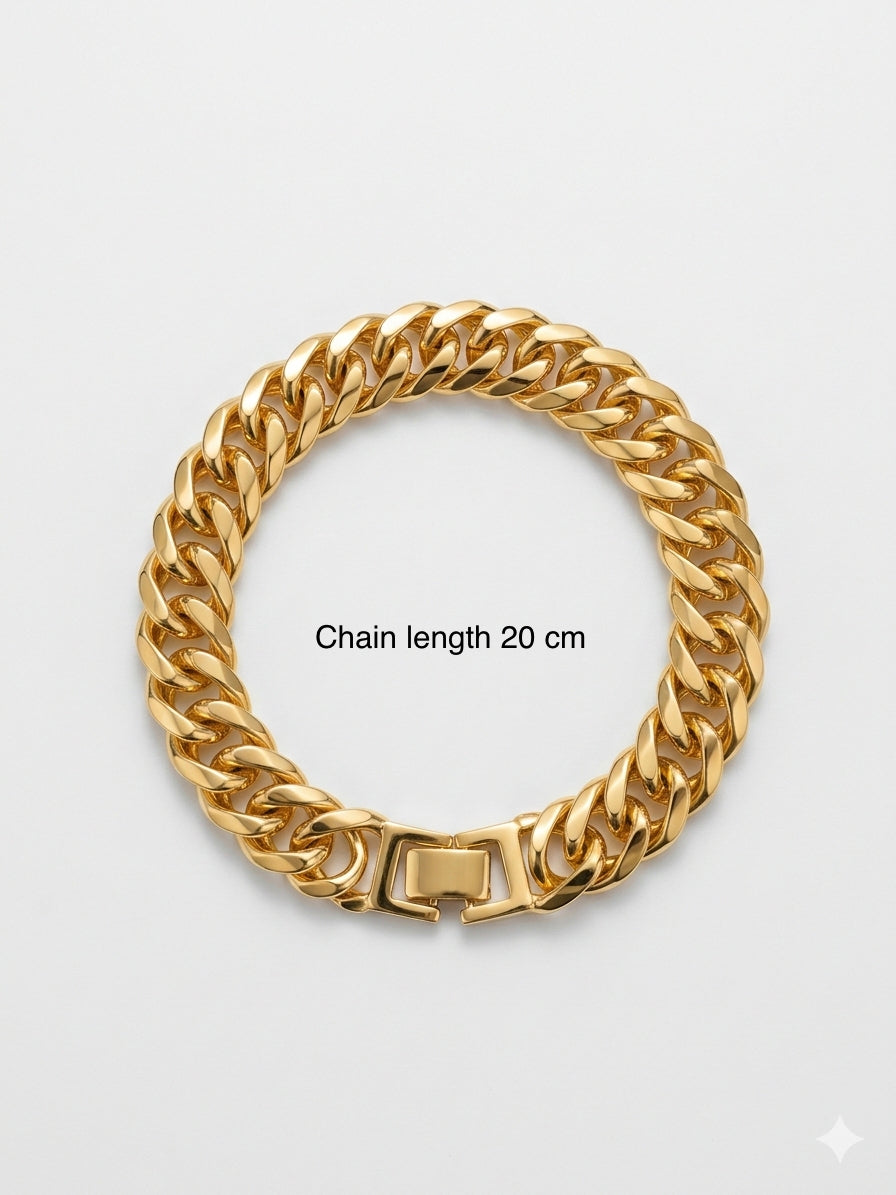 Aura Greco Link Bracelet – Greek Key Motif Chain