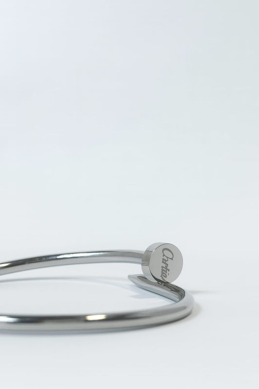 Silver Nail Bangle