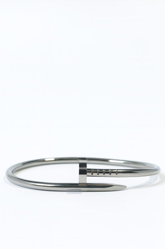 Silver Nail Bangle