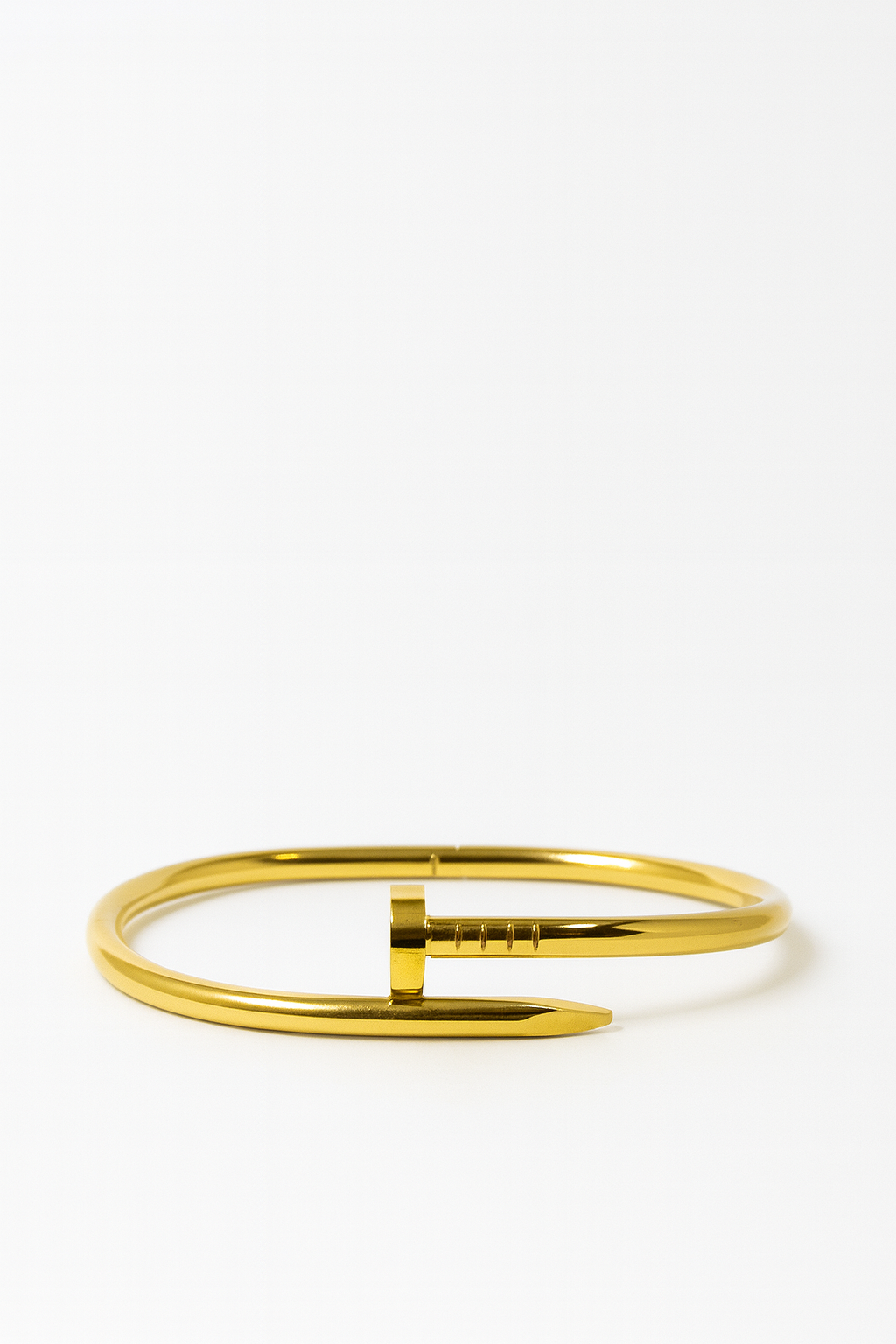 Gold Nail Bangle