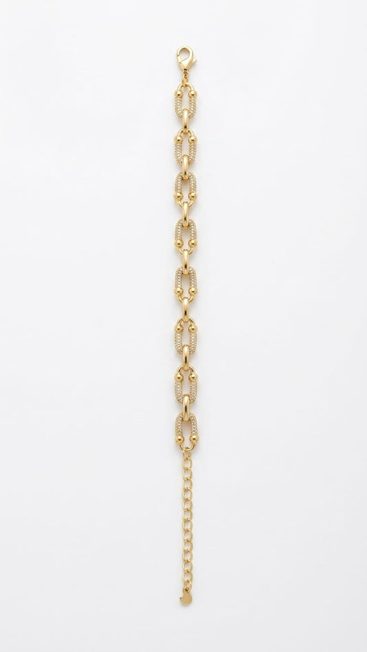 Paperclip Link Chain Bracelet