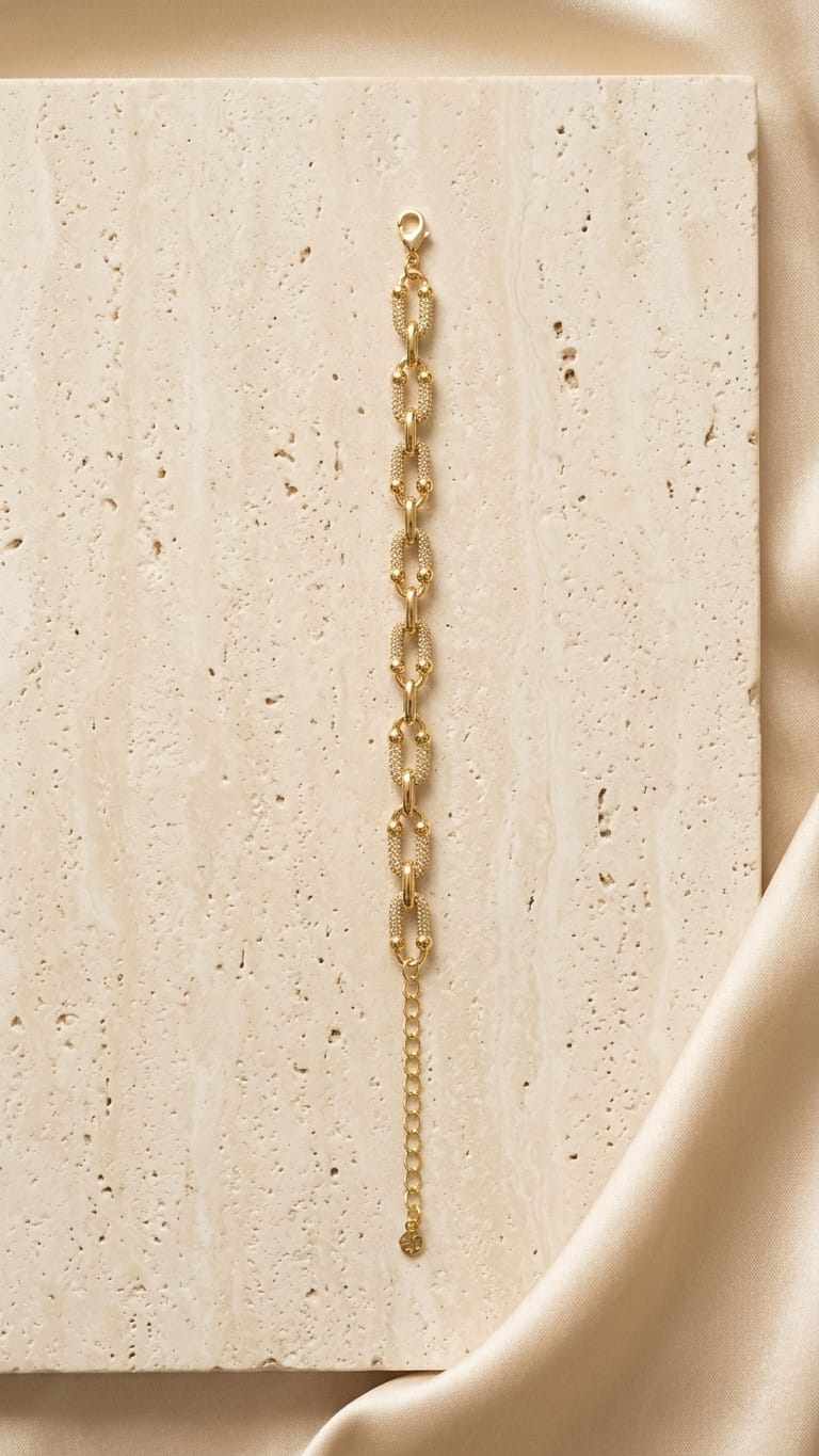 Paperclip Link Chain Bracelet