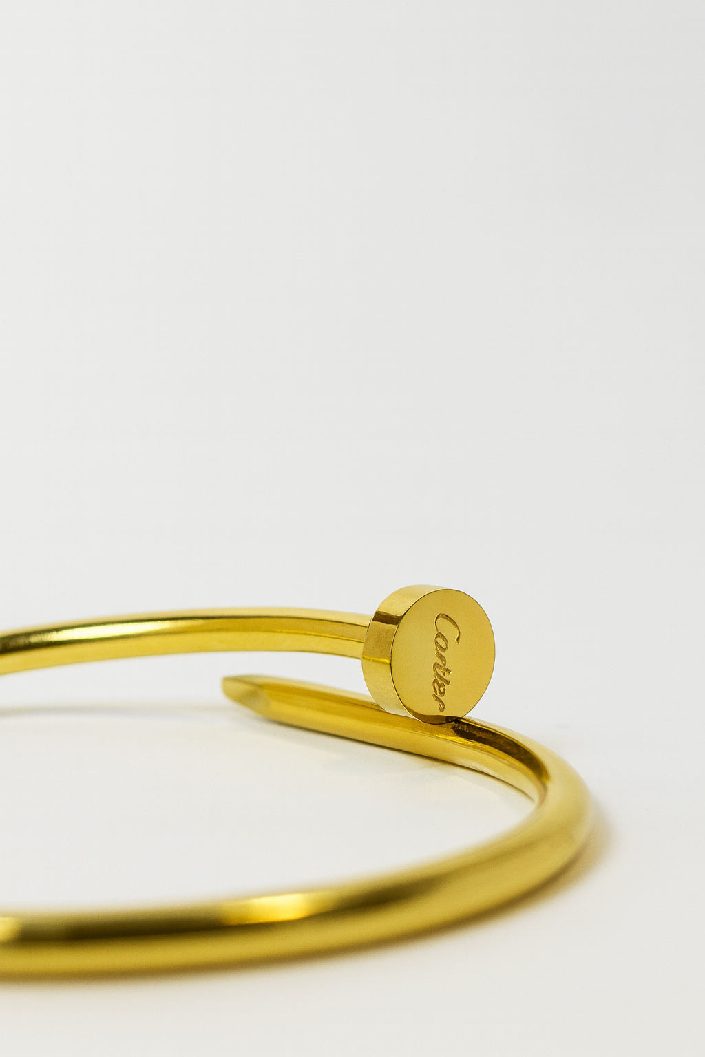 Gold Nail Bangle