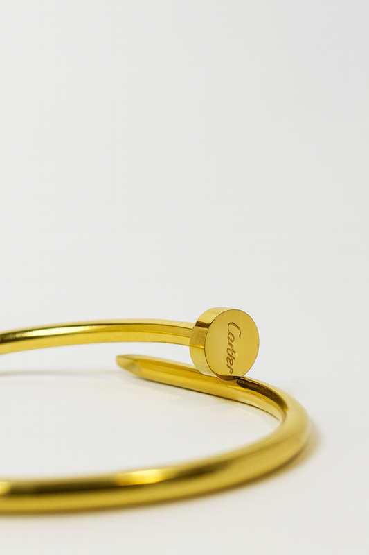 Gold Nail Bangle